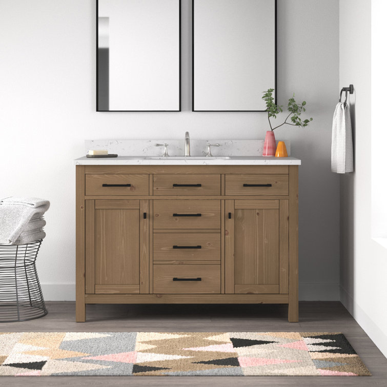 Mercury Row® Atencio 48'' Freestanding Single Bathroom Vanity with